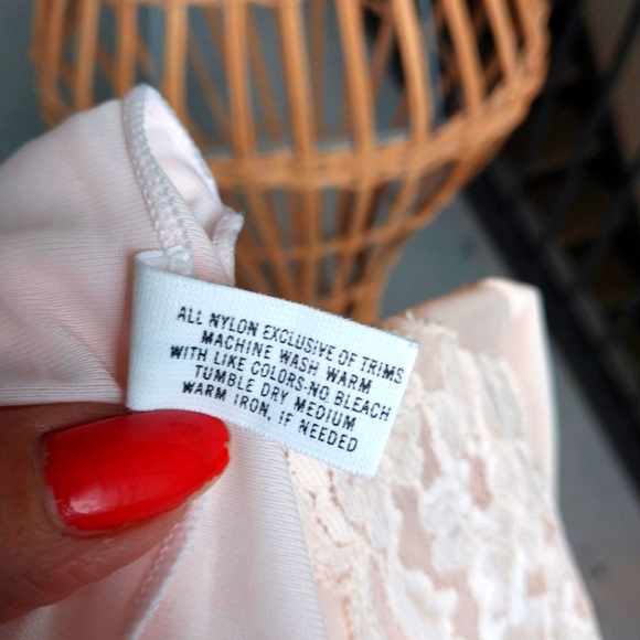 Palest of Pink Vintage Nightgown - Picture 8 of 8